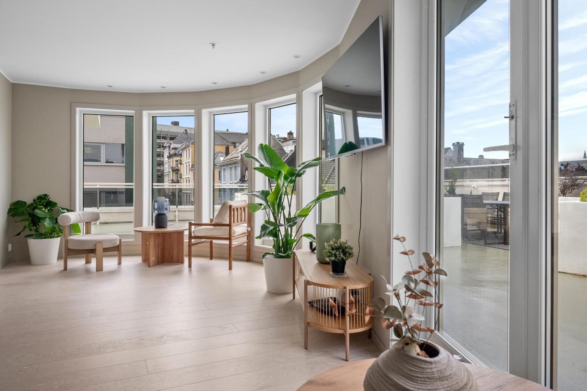 Stay L Urban - Spacious Apartment With Private Terrace 卑爾根 外观 照片